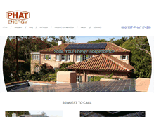 Tablet Screenshot of phatenergy.com